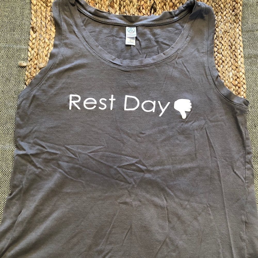 Alternative Apparel “No Rest Day 👎” Tank Top